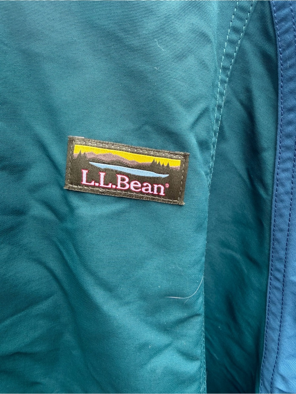 L.L. Bean Men’s Mountain Classic Anorak Jacket with Aztec Print- Size XL Tall - Picture 3 of 10